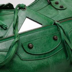 Pre Owned Balenciaga Green Classic Part Time Tote