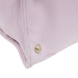 Pre Owned حقيبة بالنسياغا جاينت 12 غولد ورك سيتي جلد وردي