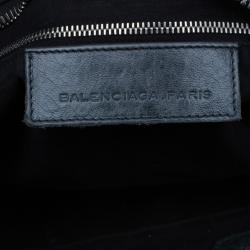 Pre Owned حقيبة بالنسيياغا بارت تايم جلد خروف رمادي وسط