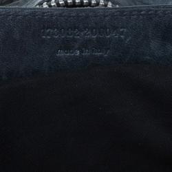 Pre Owned حقيبة بالنسيياغا بارت تايم جلد خروف رمادي وسط