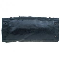 Pre Owned Balenciaga Green Leather Medium Part Time Bag