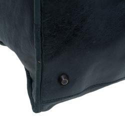 Pre Owned Balenciaga Green Leather Medium Part Time Bag