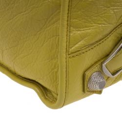 Pre Owned حقيبة بالنسياغا جاينت 22 جولد سيتي جلد عجل أصفر