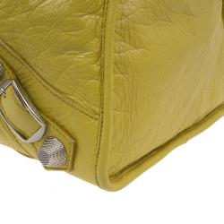 Pre Owned حقيبة بالنسياغا جاينت 22 جولد سيتي جلد عجل أصفر