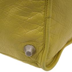 Pre Owned حقيبة بالنسياغا جاينت 22 جولد سيتي جلد عجل أصفر