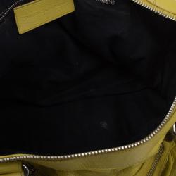 Pre Owned حقيبة بالنسياغا جاينت 22 جولد سيتي جلد عجل أصفر