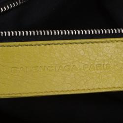 Pre Owned حقيبة بالنسياغا جاينت 22 جولد سيتي جلد عجل أصفر