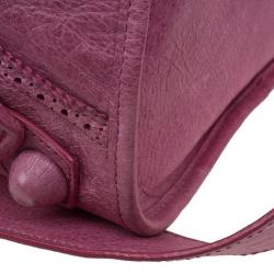 Pre Owned حقيبة عمل بالنسياغا جاينت بروجز وردي للعمل