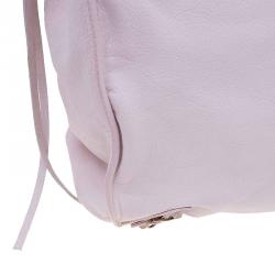 مملوكة مسبقًا حقيبة يد بالنسياغا A4 بابيه جلد وردية