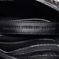 Pre Owned Balenciaga Grey Leather Mini Classic City Bag