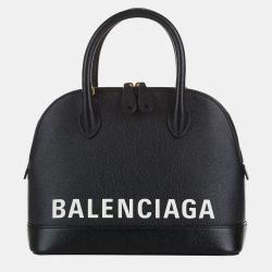 مملوكة مسبقًا Balenciaga Black Ville S Top Handle Satchel