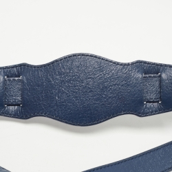 Pre Owned Balenciaga Nay Blue Leather Small Classic City RH Tote