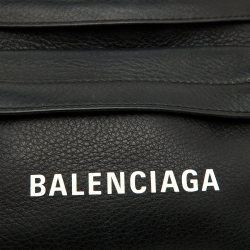 Pre Owned Balenciaga Black Leather Everyday Belt Bag
