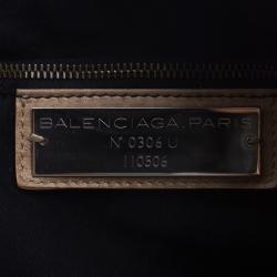 Balenciaga Oatmeal Leather XL RH City Tote