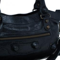 Pre Owned حقيبة بالنسياغا جاينت سيتي أسود