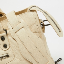 Pre Owned Balenciaga Cream Leather RH Classic City Bag