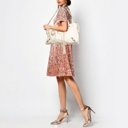 Pre Owned Balenciaga Cream Leather RH Classic City Bag