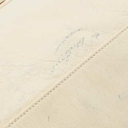 Pre Owned Balenciaga Cream Leather RH Classic City Bag