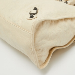 Pre Owned Balenciaga Cream Leather RH Classic City Bag