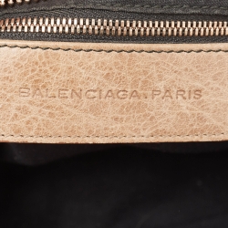 Pre Owned Balenciaga Beige Leather GGH Classic City Tote