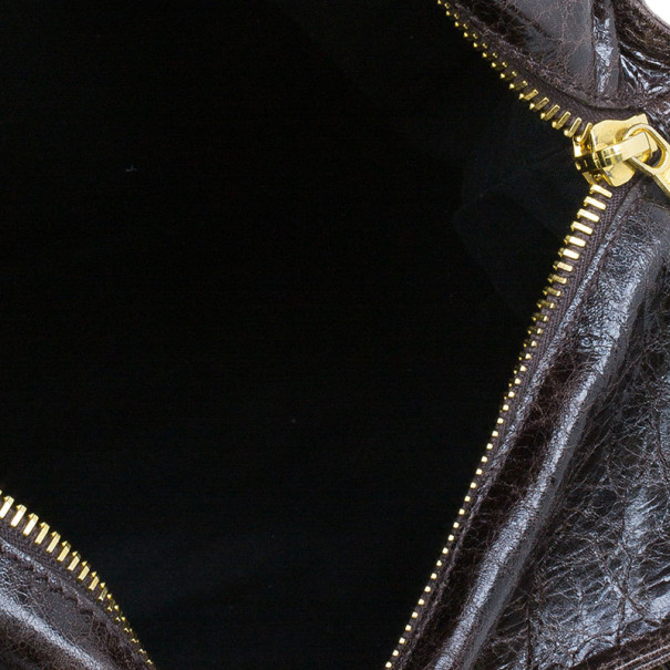 مملوكة مسبقًا Balenciaga Dark Brown Arena Giant Brief Tote