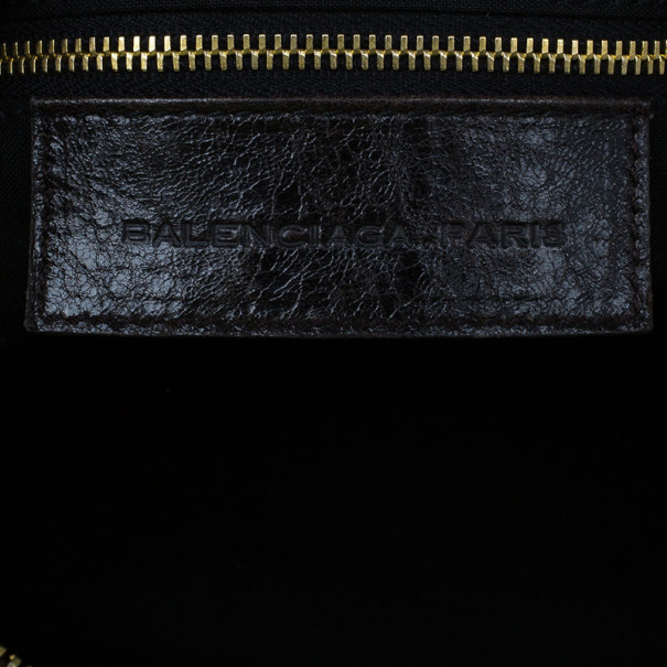 مملوكة مسبقًا Balenciaga Dark Brown Arena Giant Brief Tote