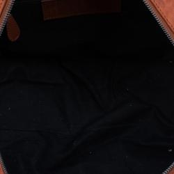 Pre Owned حقيبة يد بالنسياغا أحمر تصميم مثقب 