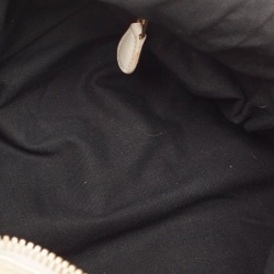 Pre Owned Balenciaga White Leather Giant Hardware Hobo