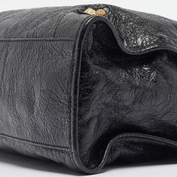 Pre Owned Balenciaga Black Leather RH Classic City Tote