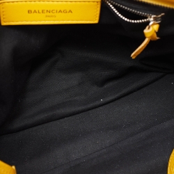 Pre Owned Balenciaga Mangue Leather Classic Metallic Edge City Bag