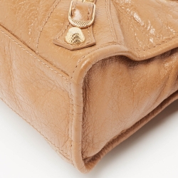 Pre Owned Balenciaga Brown Leather Mini Classic City Bag