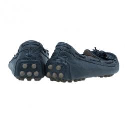 Pre Owned حذاء بالنسياغا مسكال جلد رمادي أرينا بورغ مقاس 40