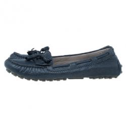 Pre Owned حذاء بالنسياغا مسكال جلد رمادي أرينا بورغ مقاس 40