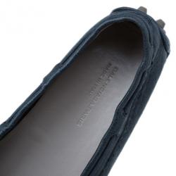 Pre Owned حذاء بالنسياغا مسكال جلد رمادي أرينا بورغ مقاس 40