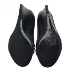 مملوكة مسبقًا  صندل بالنسيياغا أرينا جلد مرصع أسود مقاس 37