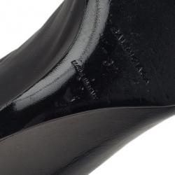 مملوكة مسبقًا  صندل بالنسيياغا أرينا جلد مرصع أسود مقاس 37