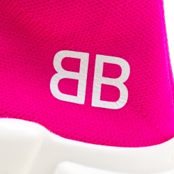 مملوكة مسبقًا حذاء رياضي بالنسياغا سبيد ترينر قماش تريكو أسود مقاس 46