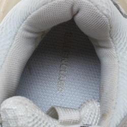 مملوكة مسبقًا Balenciaga White Mesh, Nubuck And Leather Triple S Platform Sneakers Size 37