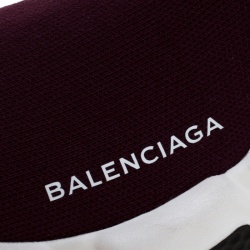 مملوكة مسبقًا حذاء رياضي بالنسياغا Speed Trainer قماش تريكو عنابي مقاس 37