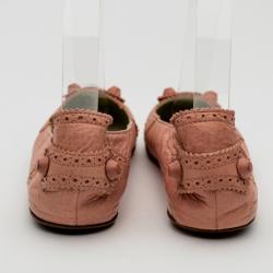 Pre Owned Balenciaga Vieux Rose Arena Ballerina Flats Size 39