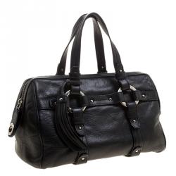 Bally Black Leather Charlyna Satchel 