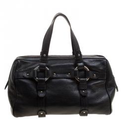 Bally Black Leather Charlyna Satchel 
