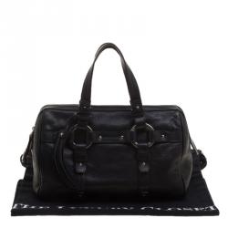 Bally Black Leather Charlyna Satchel 