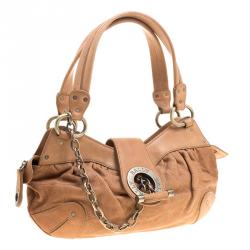 Bally Caramel Leather Moreen T Satchel