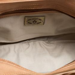 Bally Caramel Leather Moreen T Satchel