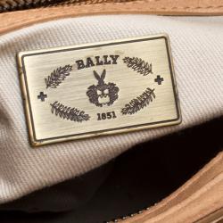 Bally Caramel Leather Moreen T Satchel