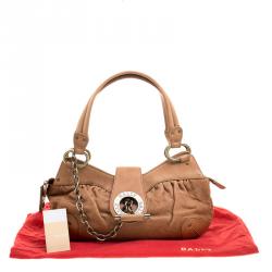 Bally Caramel Leather Moreen T Satchel