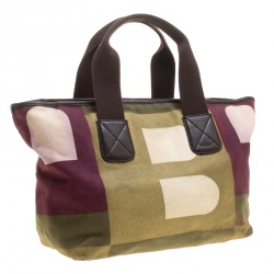 Bally Multicolor Canvas Tote