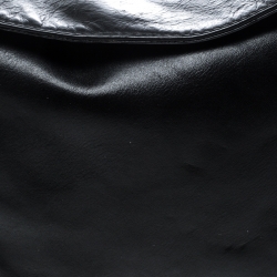 Pre Owned Bally Black Leather Shoulder Bag