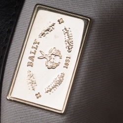 Pre Owned Bally Black Leather Tote